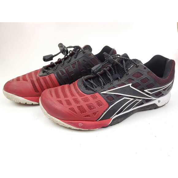 Women's Reebok Crossfit CF74 Red/Black Shoes Size 8 - Picture 4 of 9